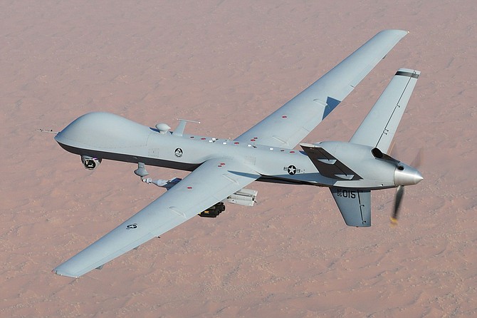 Eight MQ-9 Reaper drones, made by La Jolla-based General Atomics, along with a 150-person Air Force support crew, are being deployed in southern Japan.