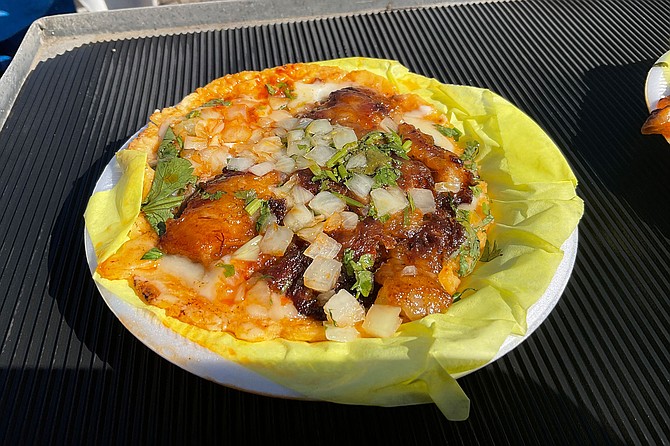 The taco that conquered America: Quesa Taco Extremo Maza Nervio on house-made tortilla