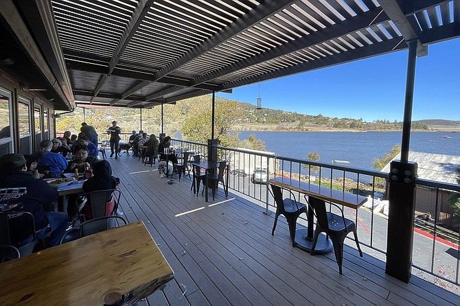 At Cuyamaca, fine food and beverage is served with a lake view