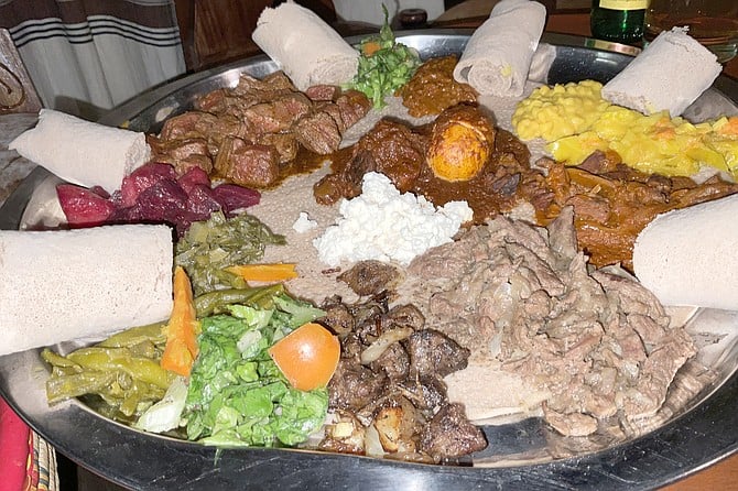 Birthday feast: Way too much, and way too delicious. Fingers only, please!