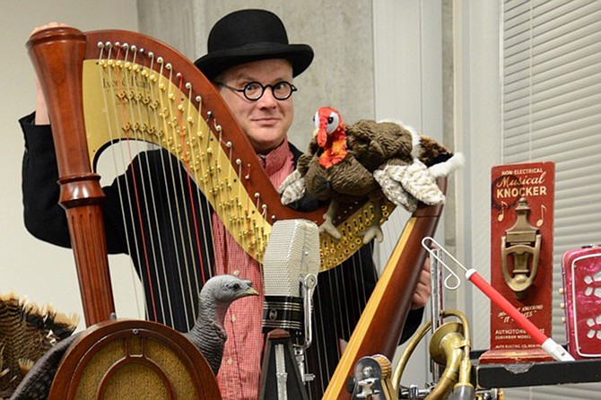 Scott Paulson hosts UCSD's Annual Turkey Calling Show, presented as an old-time radio show, this celebration is filled with music, sound-effects, stories and facts of turkey interest.