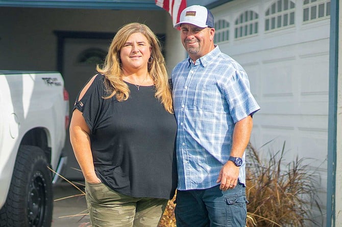 Mike Simpson remembers the shooting at Grover Cleveland Elementary School with his wife, Cristin.