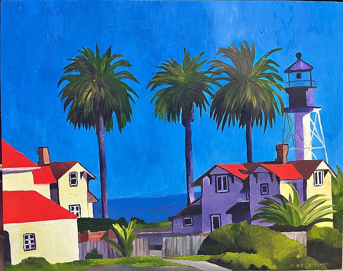 Come see a selection of Dagmar Galleithner-Steiner's paintings that highlight recognizable landmarks in San Diego.