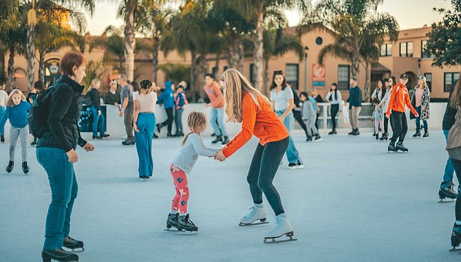 Ice Skating at Liberty Station