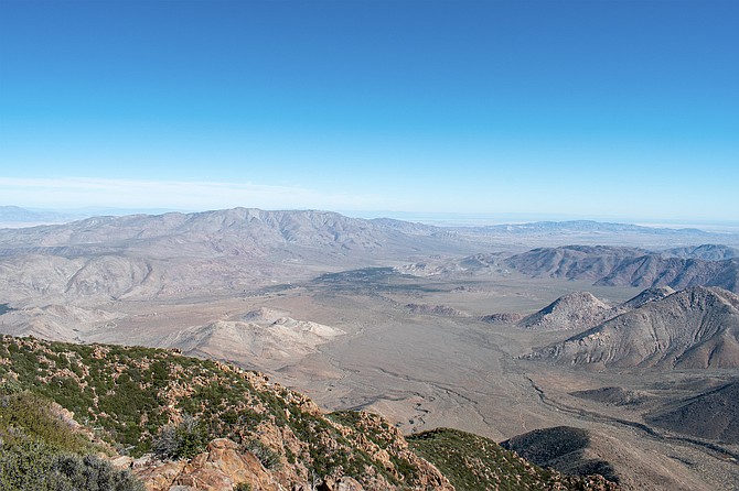 Looking east with Whale Peak in the distance.