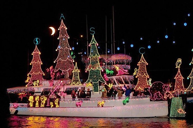 Maritime Museum Parade of Lights Dinner tickets include dinner, boat parade viewing, and museum admission.