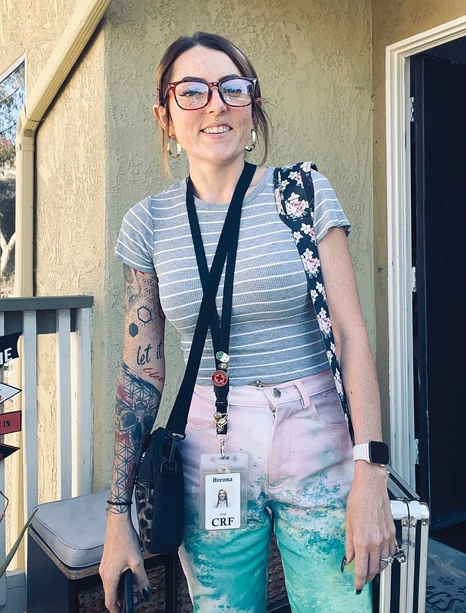Bre Owens is a case manager who often works with co-occurring disorders.