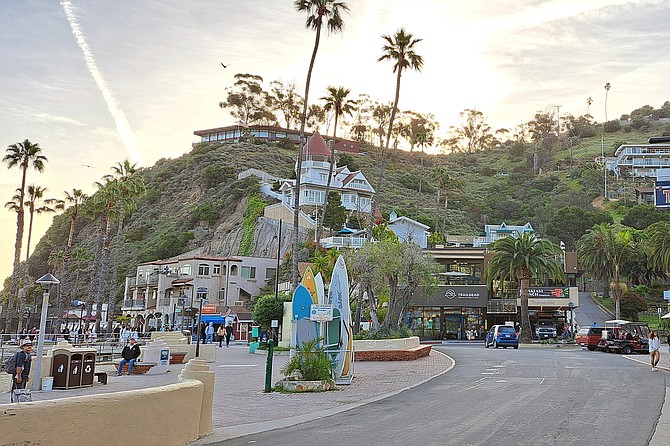 Leaving Avalon to go to Hermit Gulch Campground.