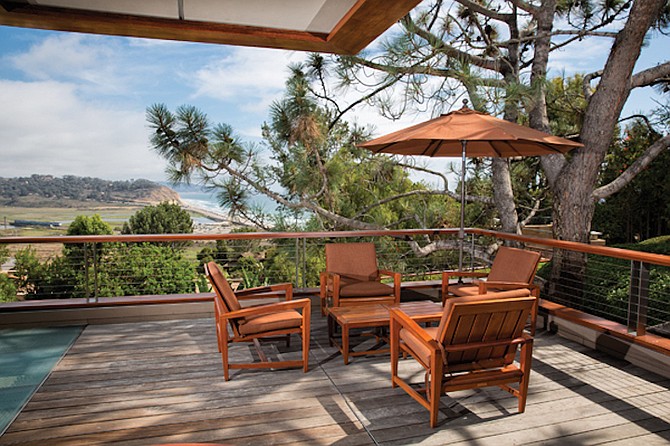 View from Whites' deck in Ranch & Coast magazine