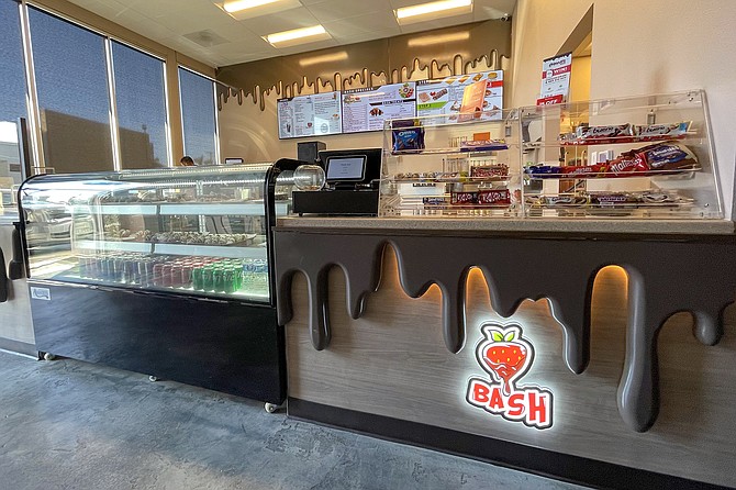A chocolate covered counter shop originally from Orange County