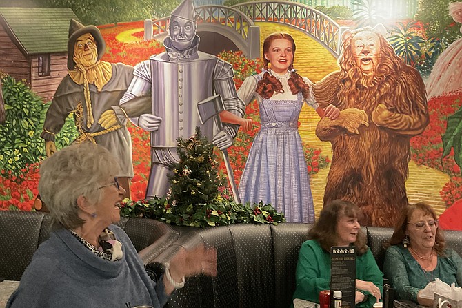 They’re ba-ack! Fresh-painted Wizard of Oz mural keeps it nostalgic.