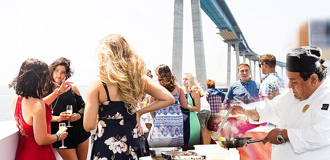 Spend New Year's Day on a yacht in San Diego Bay with a selection of all-you-can-eat brunch stations, live music and bottomless champagne.