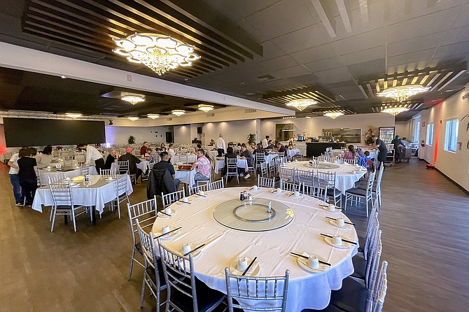 A large restaurant and banquet hall