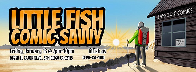 Come to Little Fish Comic Book Studio to peruse their large library of comics and discuss comics with like-minded fans.