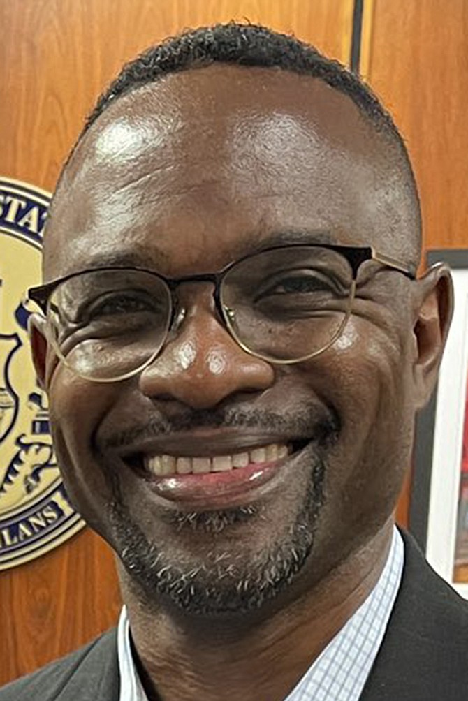 Why is Eric K. Dargan smiling? Because he has a solid Goldstone aide!