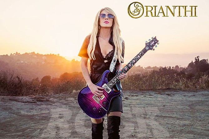 Australian guitar icon Orianthi takes the stage at Brick by Brick to promote her fifth album Rock Candy