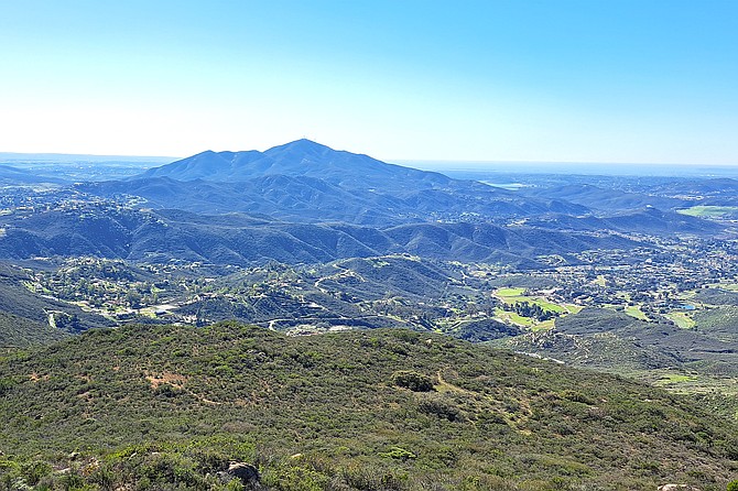 View from McGinty looking west at San Miguel.
