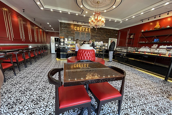 The lavish interior of Main Street's Sultan Baklava
