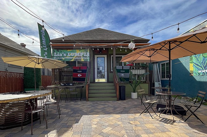 A fixed location for the food truck Lia's Lumpia