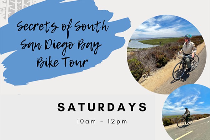 Bring your bike, helmet and water and ride the South Bay and learn a little about the area.