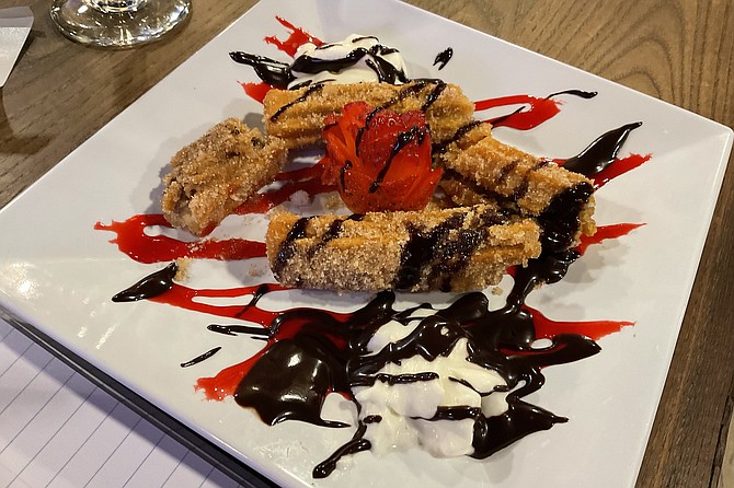 Is it food? Is it art? Churros deliver $5 bargain to end meal.