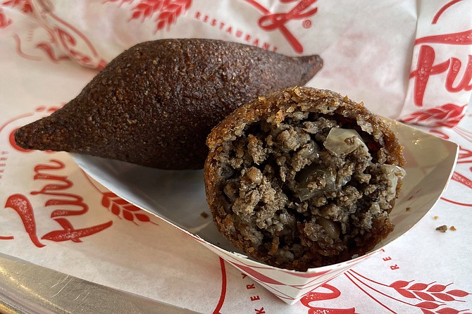 Lebanese croquettes, known as kibbeh