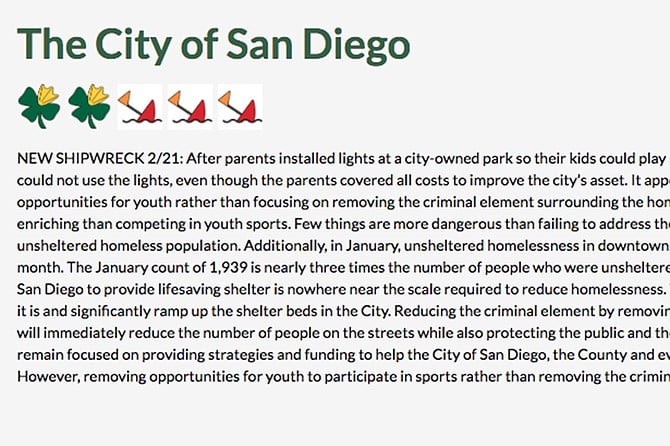 After parents installed lights at a city-owned park so their kids could play softball after dark, the City of San Diego informed them they could not use the lights.
