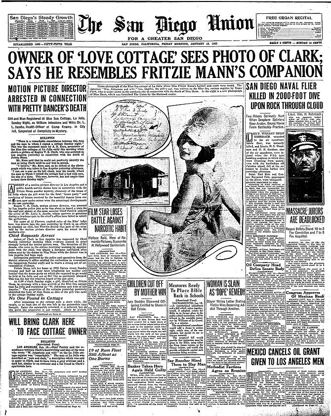 In five years in the coroner’s job, he’d recovered corpses all over the big county. He spent “many a night in the mountains, traveling in mud, rain, and snow, on an errand of death, bringing the body of some poor unfortunate person,” according to a San Diego Union profile.