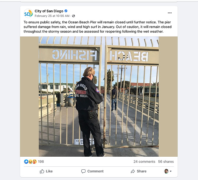 City of San Diego warning