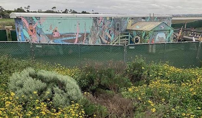 The fate of the mural’s 4-by-8-foot metal panels is uncertain. - Image by Larry Keller