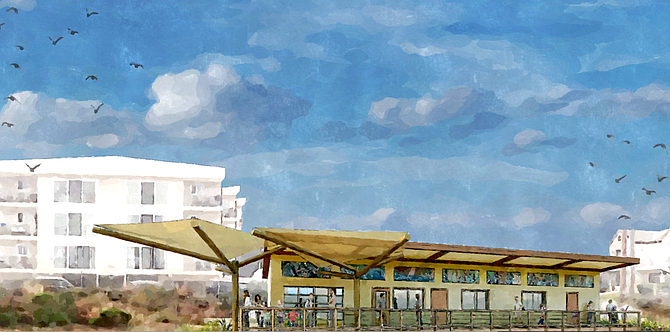 Poster showing how Kendall-Frost improvements will look.