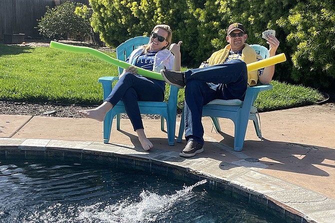 “I was relaxing in my backyard,” recalls Amy Conrad [and her husband Randy] “and [my friend] turned to me and said, ‘My ex-husband rented somebody’s backyard to have a pool party for our kids. He spent $500! You should do that! You could make bank!’”