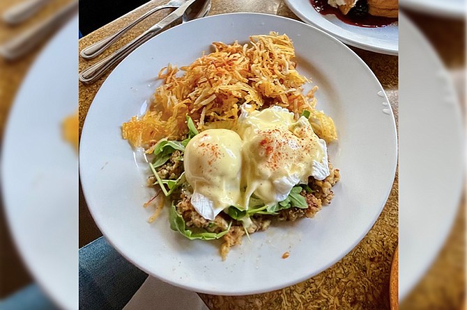 A highlight: matchstick-thin hash browns.