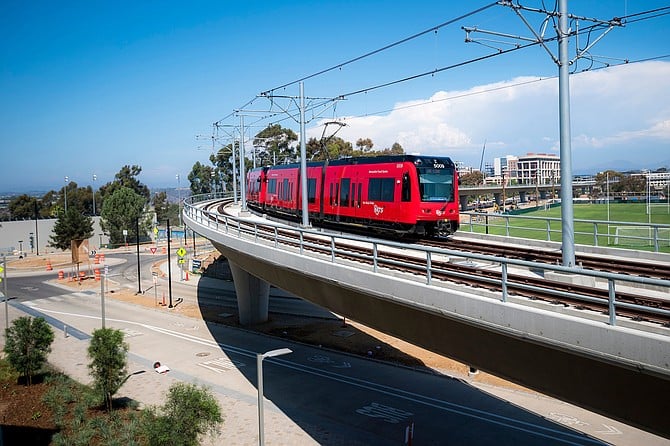 UC San Diego Chancellor Pradeep Khosla helped bring the Blue Line trolley to campus and building lots of housing after overseeing a record $3.05 billion campus fund-raising campaign that ended last year.