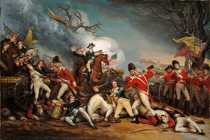 John Trumbull’s “The Death of General Mercer at the Battle Princeton, January 3, 1777."