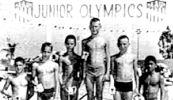 Mike, far left, 1962