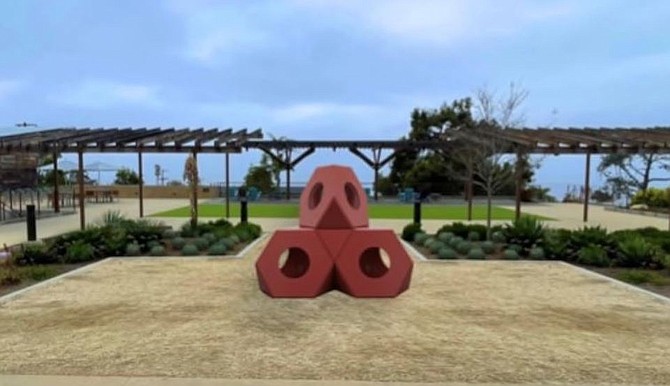 Octetra by Isamu Noguchi. "Futuristic modern design does not feel right at all for Del Mar," read one comment.