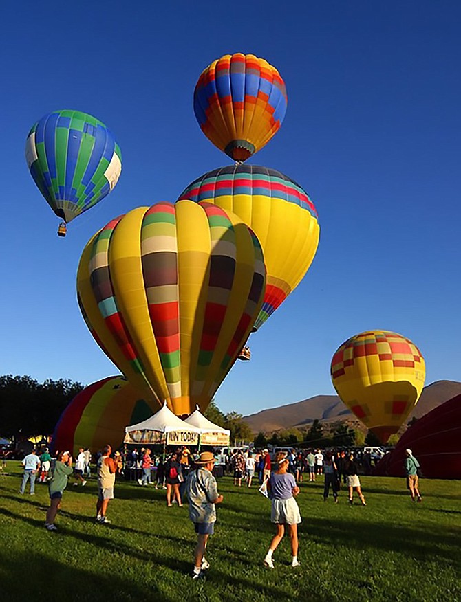 Three days of beer, wine, live music and balloons.