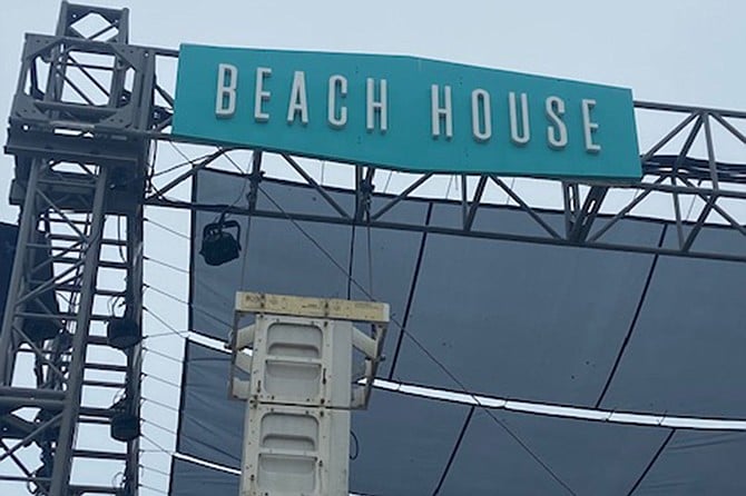 A gray day, but still a good time, at the Beach House