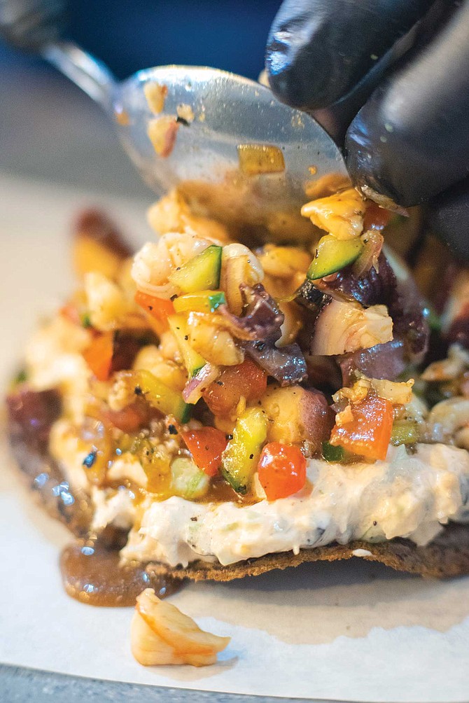 La Barra Conchita opened at the beginning of 2023 with chef Diego Hernández Baquedano from Ensenada.