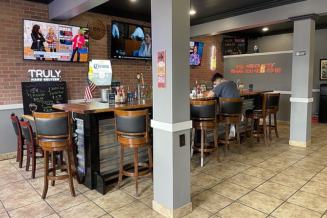 Beer and sports are served at La Baja