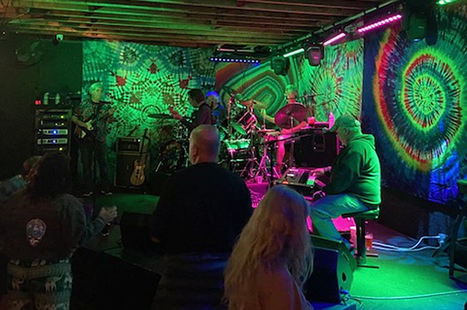 Electric Waste Band rocks its  1619th Monday Night at Winstons.