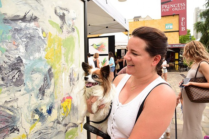 Liberty Station’s scaled down ArtWalk event is more intimate, easier-to-navigate, and showcases a variety of artists showing and selling work.