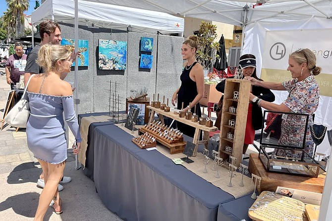 ArtWalk Liberty Station takes advantage of the district’s beautiful outdoor setting, featuring a lush lawn, stunning water features, and ample free parking.