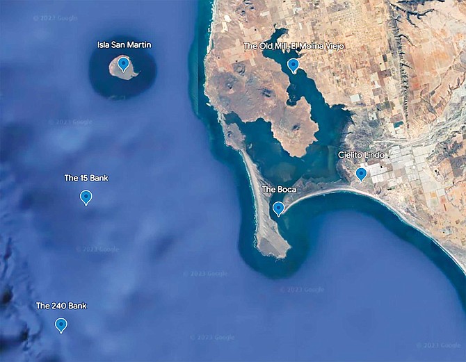 San Quintin: the lay of the land. Or rather, the sea.