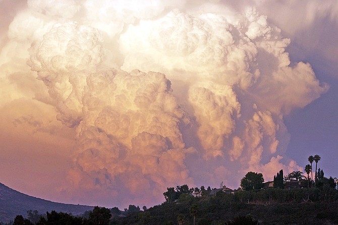 Cumulonimbus clouds extend through all levels of altitude and can be 10 or more miles in height.