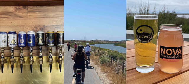 Start with a coffee tasting at Trident’s coffee bar. Enjoy an E-bike ride and guided tour, and finish the day with with a brew at Novo.