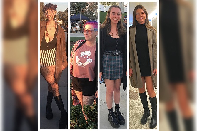 Short skirts, long jackets: Zoe, Jessica, Olive, Jessie