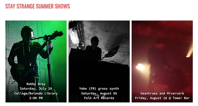 Stay Strange is San Diego's exclusive noise music collective.