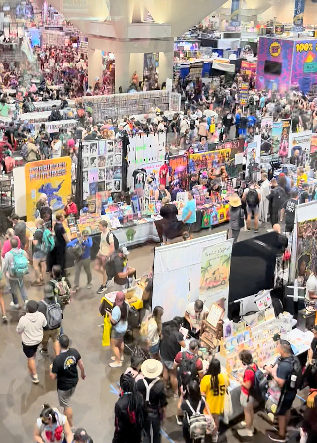 "We anticipated that a lot more of the patrons would be pushed into the convention center exhibit hall and hallways."